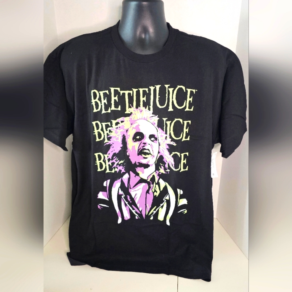 Mens XL(46-48) Beetle Juice Graphic Tee